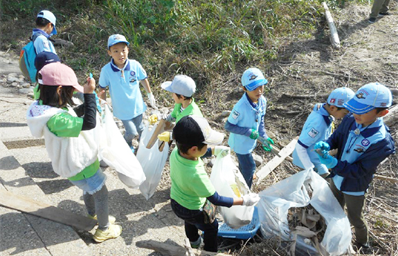 岐阜伊奈波ライオンズクラブ長良川清掃奉仕活動