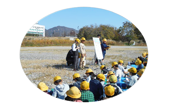 長良東小学校4年生と野外教育活動